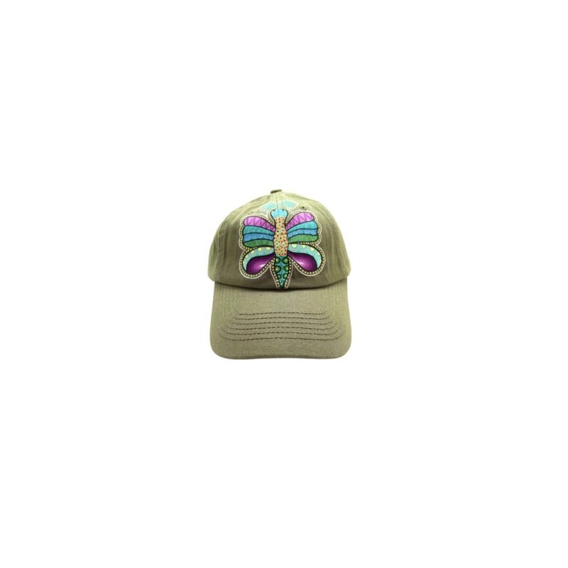 Gorra con LIBELULA pintada a mano