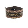 Pulsera de piel pintada “Mente, Cuerpo y Espíritu”.