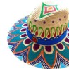 Sombrero pintado a mano pieza única Oaxaca