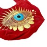 Bolsa de Gamuza con OJO pintado a mano