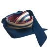 Cinturón y/o Asa para bolsa con cinta de colores y mezclilla